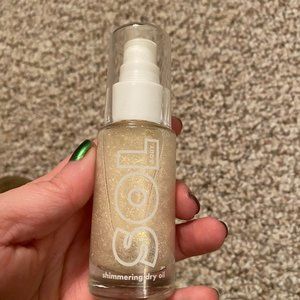 ColourPop SOL Golden Pearl Shimmering Dry Oil Mini Discontinued